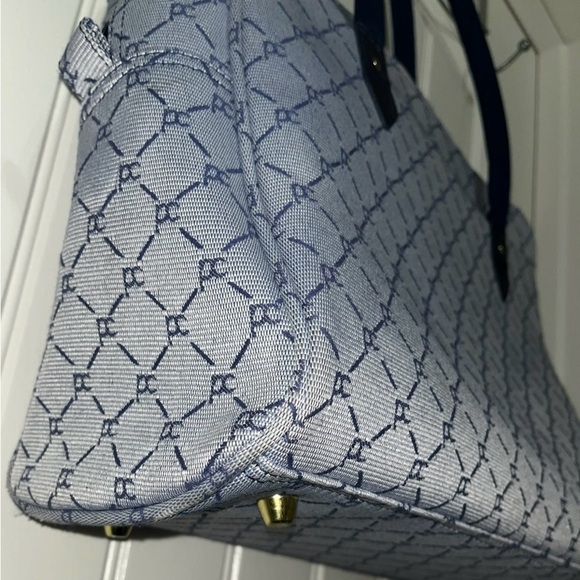 Pierre Cardin Logo Tote, Laptop Pocket, Travel Weekend Bag, Large Purse - Picture 10 of 16